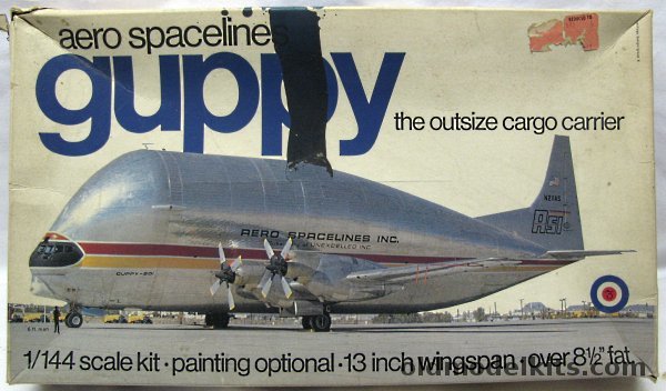 Entex 1/144 Aero Spacelines Guppy, 8488 plastic model kit